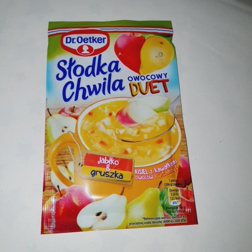 Chwila Apfel -Birne 31,5 gr   / 35 st  Dr.Oetker (Fruchtpudding)
