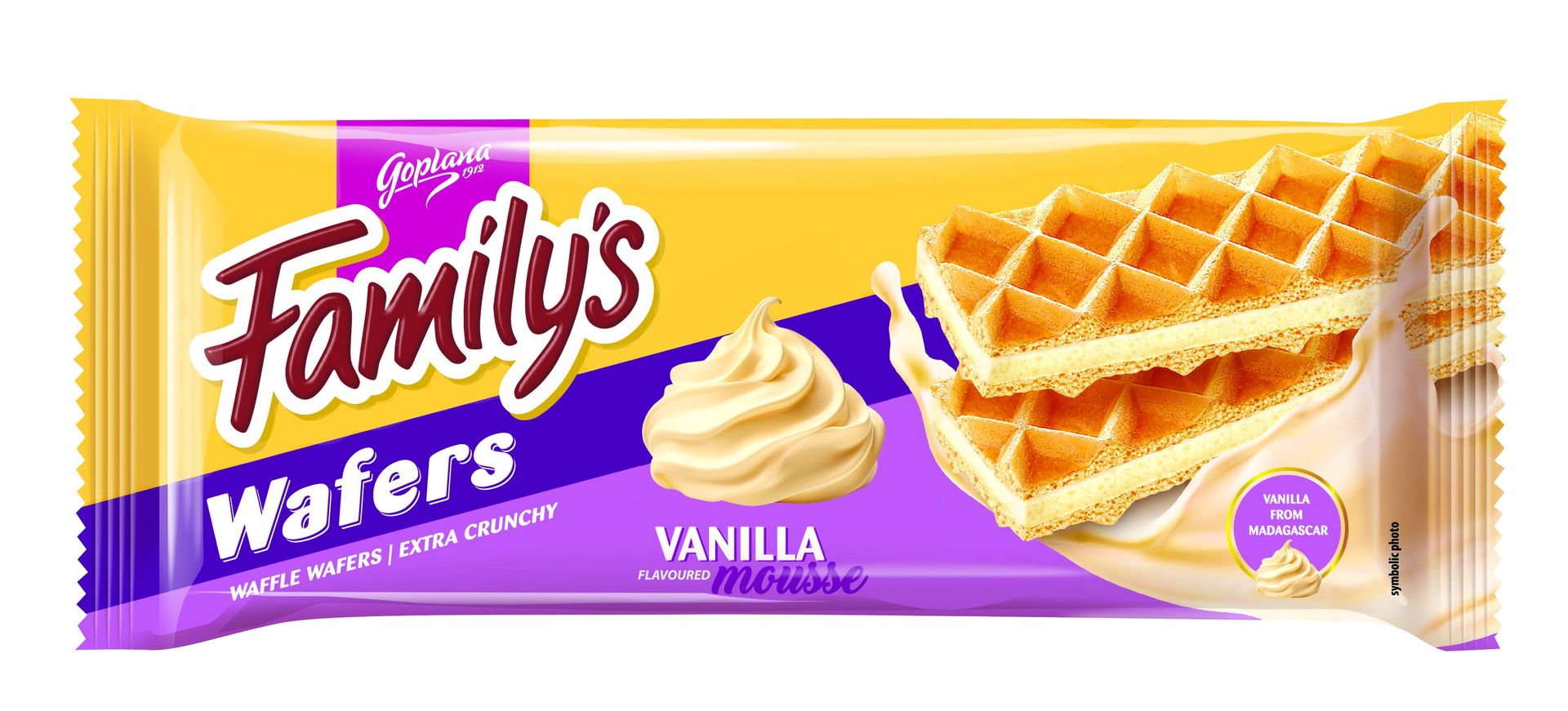 Goplana Waffles Vanille mousse 130g x 23st