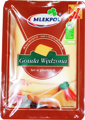 Käse  Mlekpol Ser Gouda Wedzona  plastry 12St. x 150g