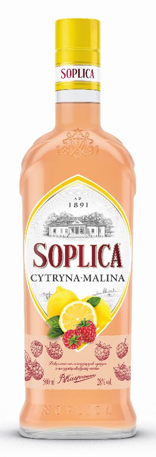 Soplica  Cytryna Malina Likör 28 %vol 0,5 x 15 st