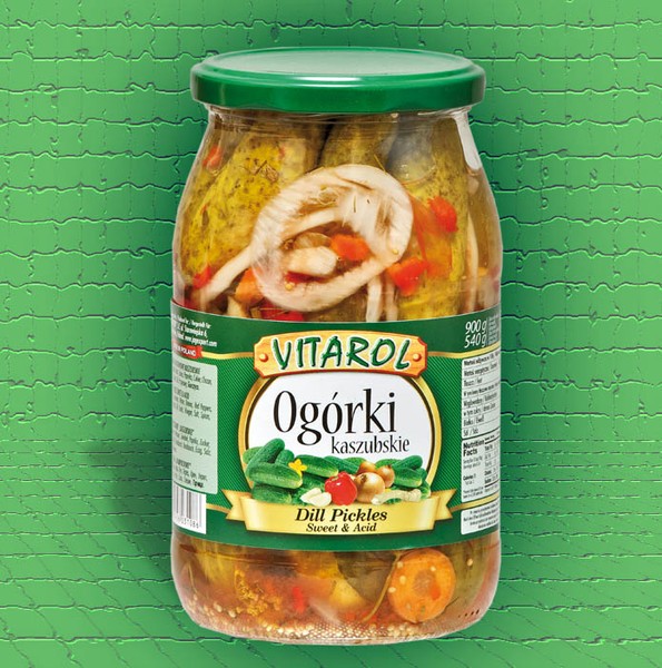 Gurken  KASZUBSKIE Vitarol 900 ml x 8 s