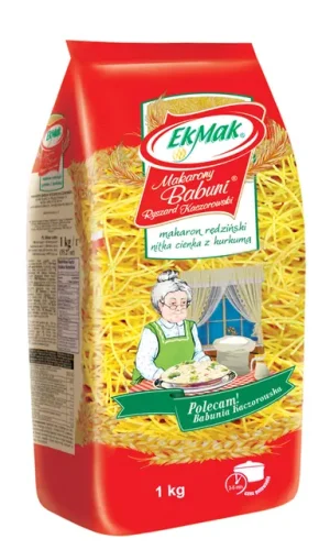Ek Mak Makaron Nitka cienka 1Kg x 10Stk Nr 11 (Nudeln)