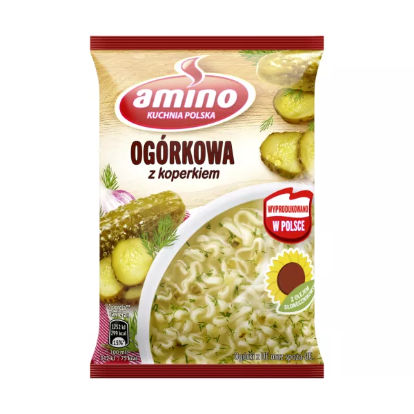 Amino Ogorkowa Zup 60gr x 22 st       Instantsuppen / Gurkensuppe