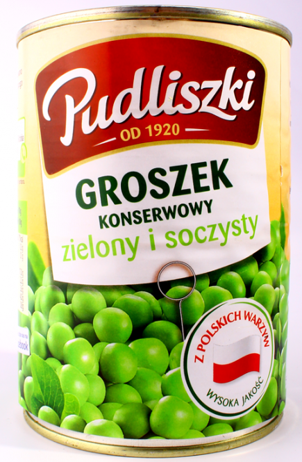 Pudliszki Groszek konserwowy 400g x 6 St.