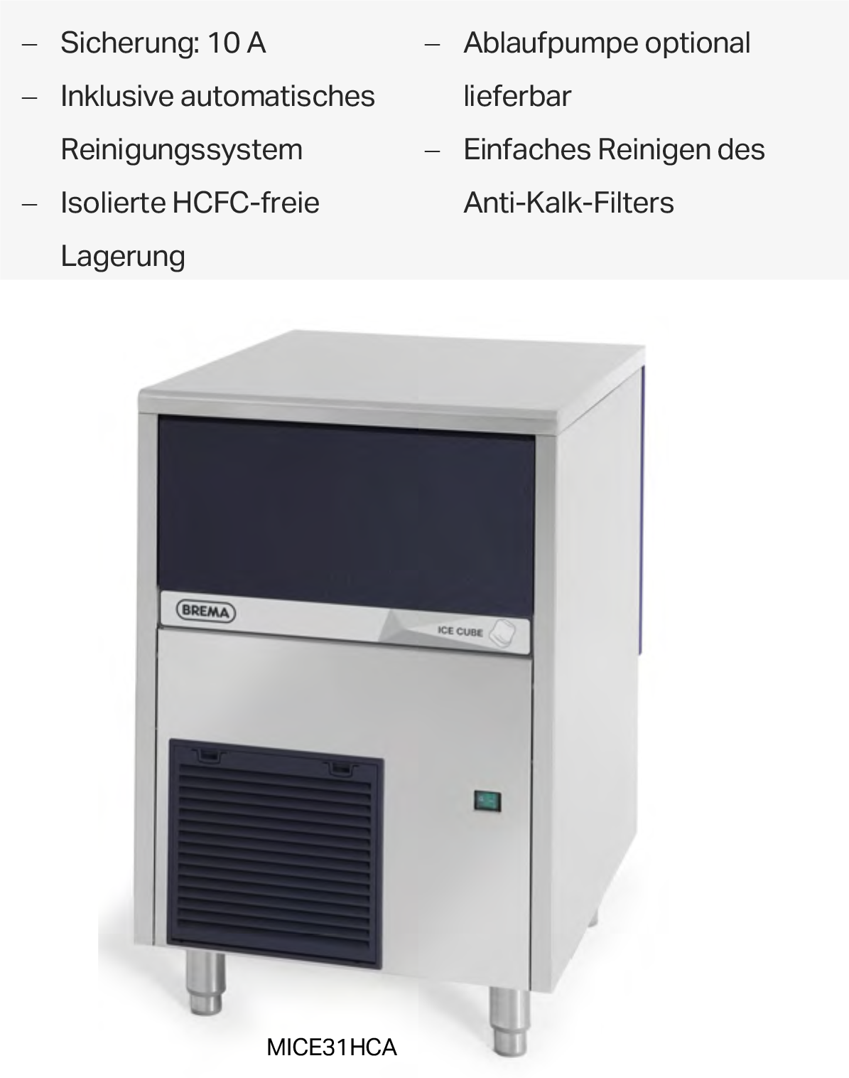 Kegeleiszeuger MICE31HCA