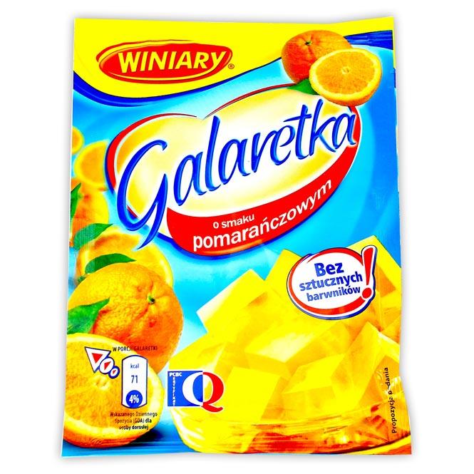Galaretka o smaku pomaranczowym 77 gr x 22 st / Geleepulver  Orange Winiary