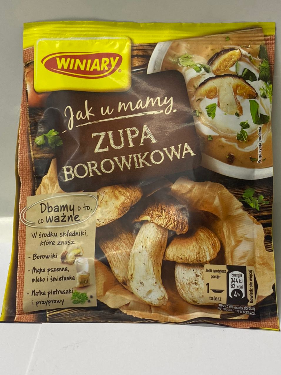 Jak u Mamy Zupa Borowikowa 25st x 44 gr/ Steinpilzsuppe