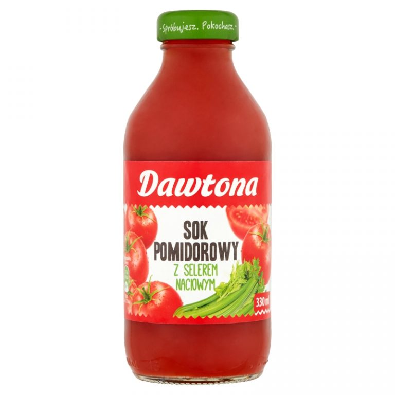 Dawtona Sok pomidorowy z selerem naciowym 330 ml x 12 stk   ( Tomaten Saft mi Serlerie )