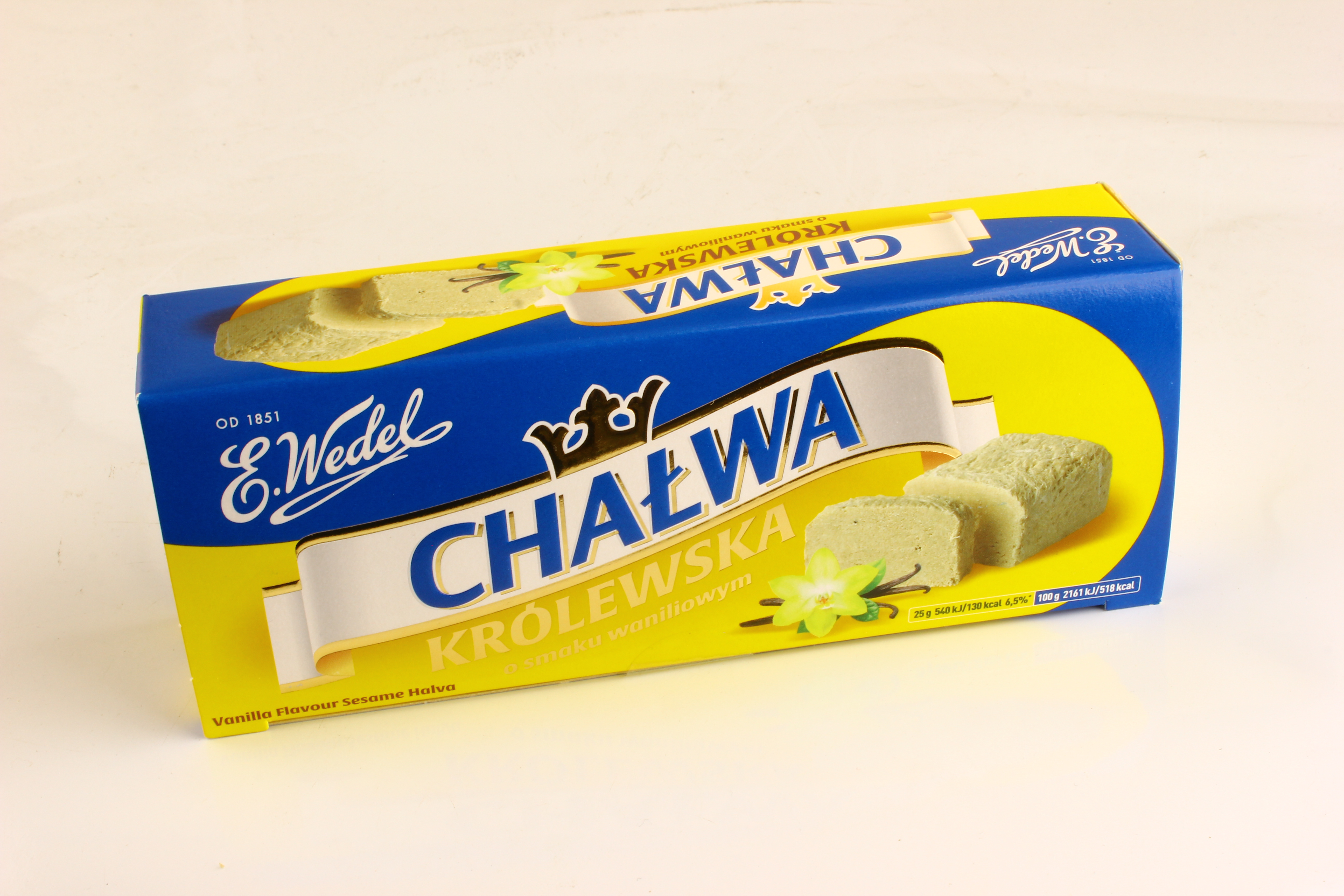 E.Wedel Chalwa Krolewska waniliowa 250g x 18St. "Sesamsüßigkeit"