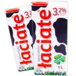 Mlekpol Laciate Mleko 3,2% Tetrapack 1L x 12St. UHT    MHD  14.09.2026
