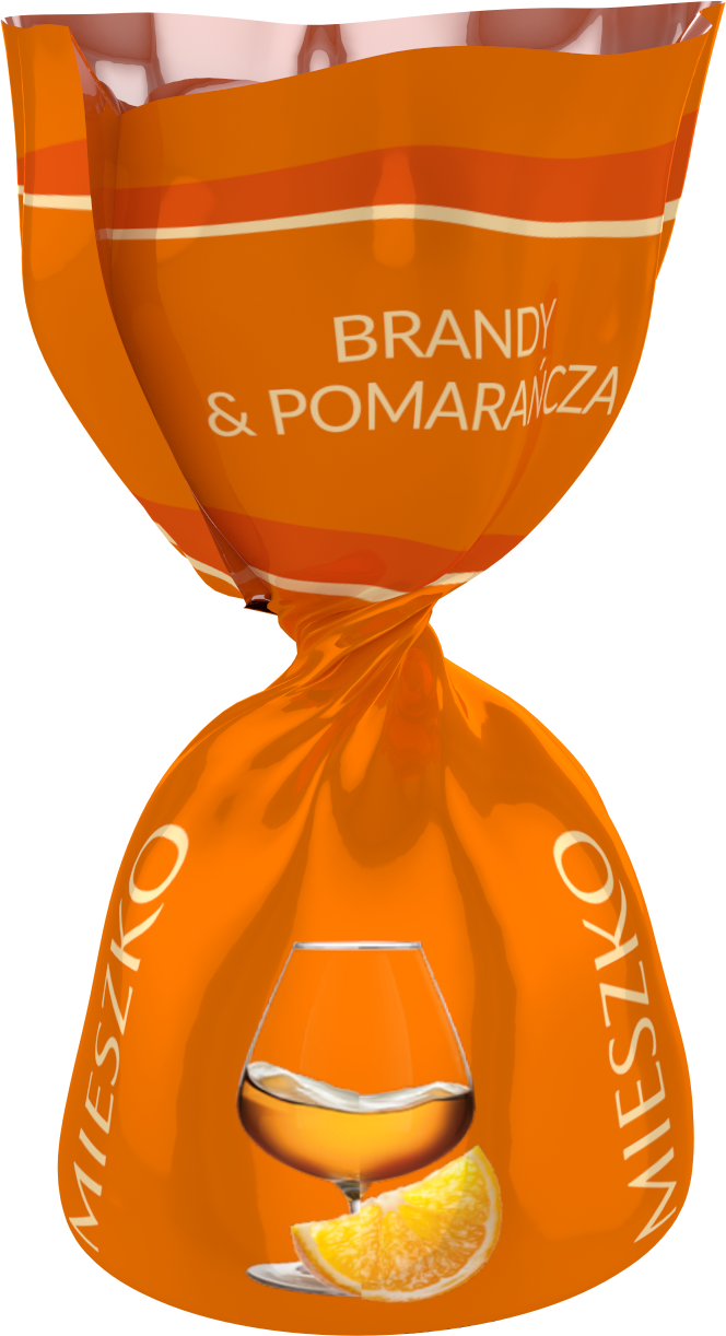 "Mieszko" Brandy - Orange  2,5 kg  Karton Schokopraline