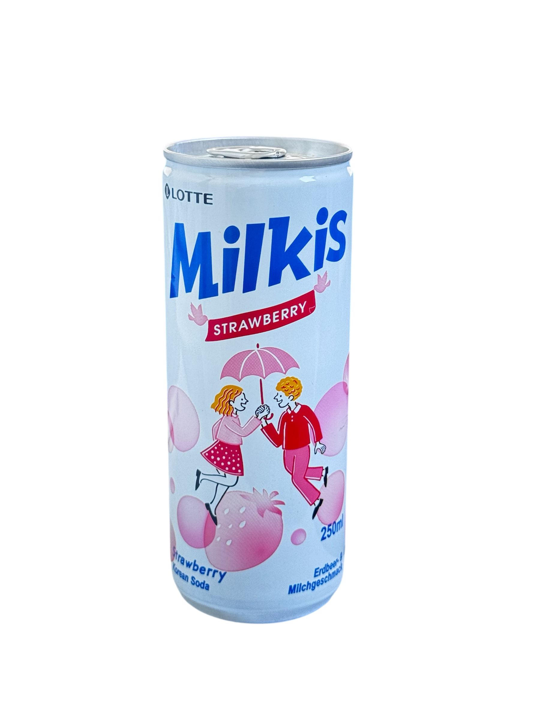 LOTTE Milkis Strawberry 250ml x 30st (Erdbeerenmilch)