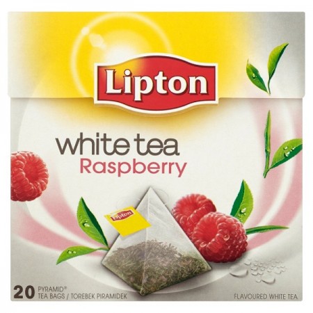 Lipton Herbata Bjala z Malina  / White Tea with Raspberry 20beutel x 1,8g x 12stk