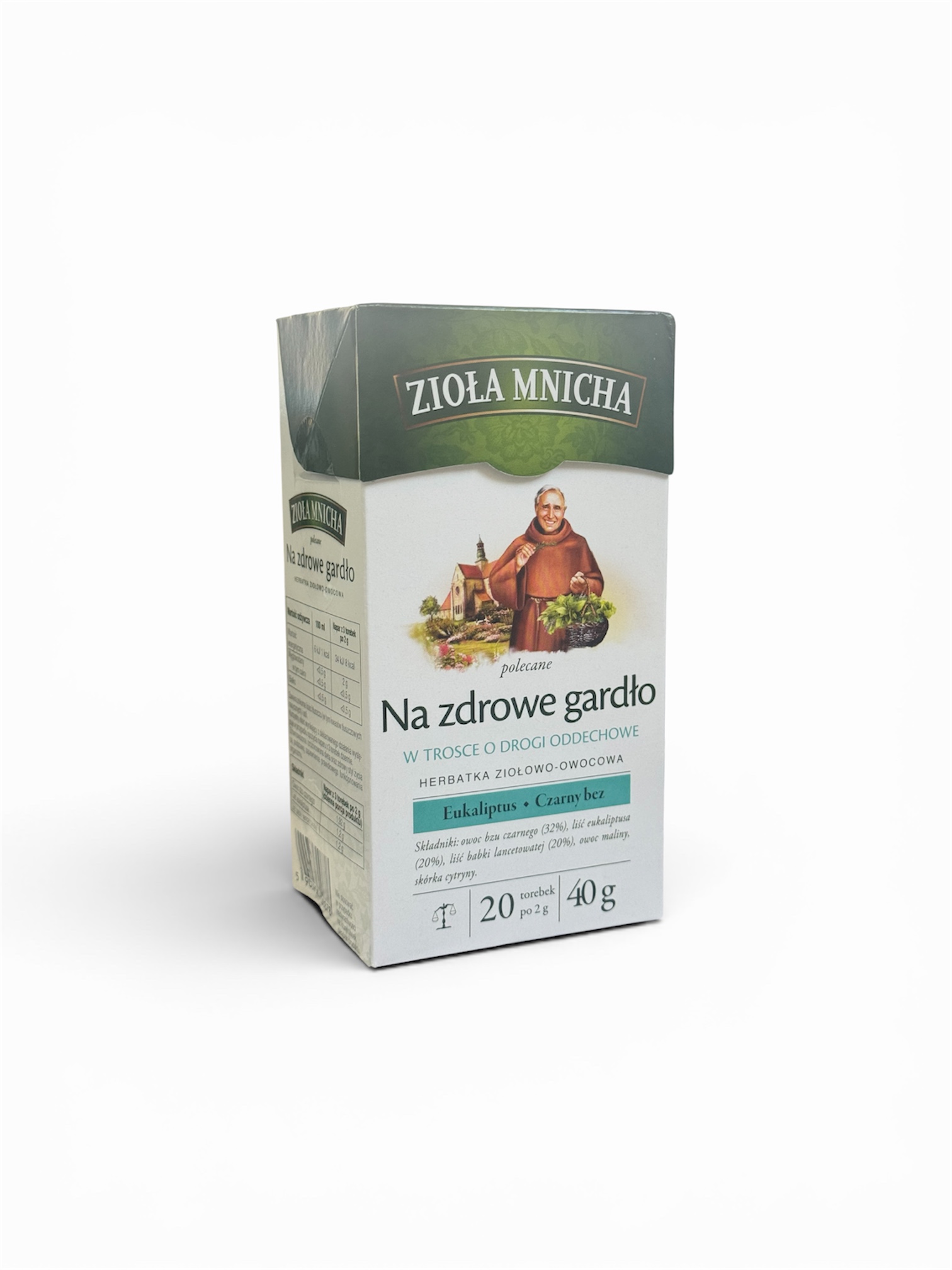 Herbapol Ziola Mnicha na zdrowe gardlo 20T x 12st (tee)