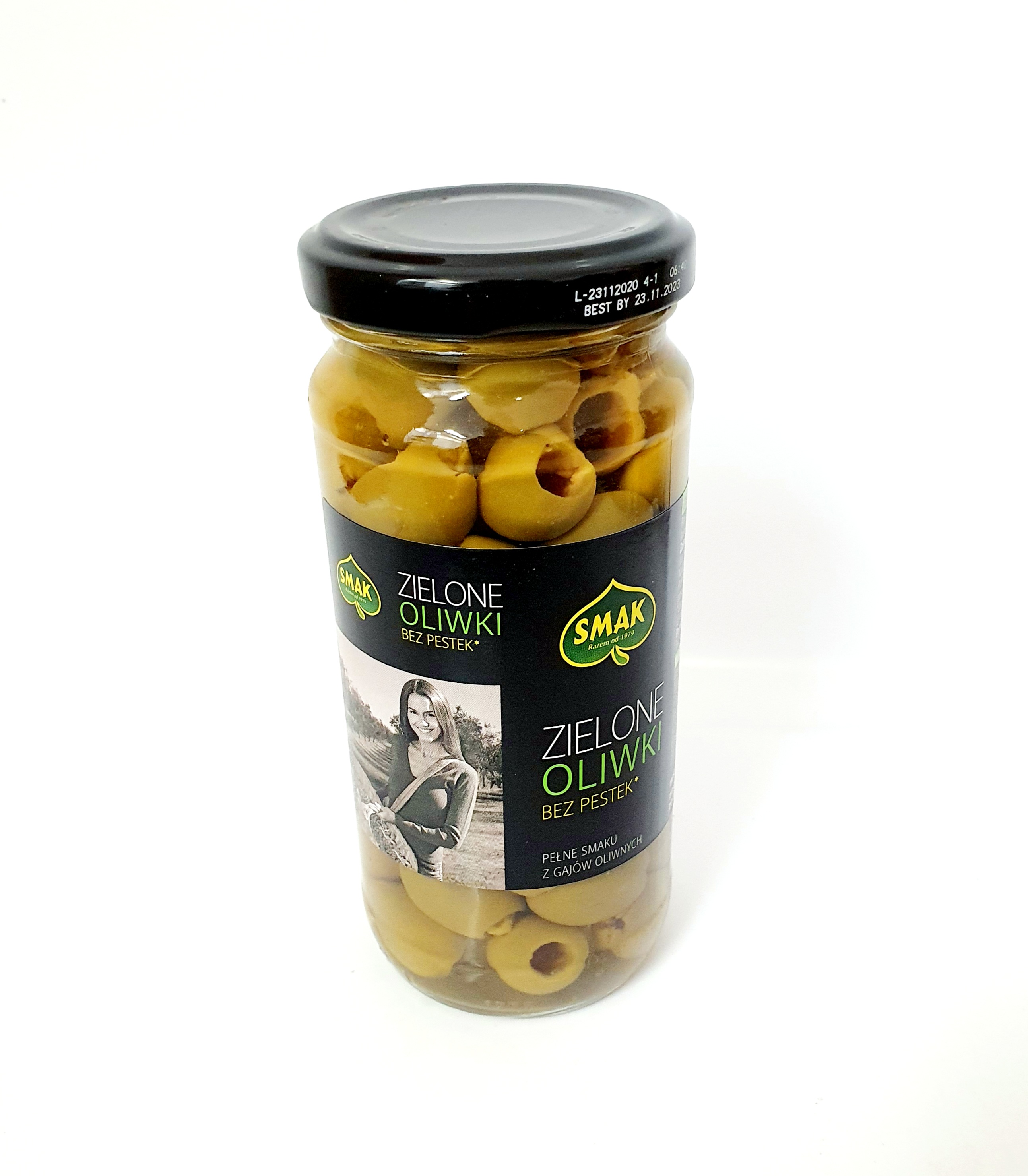 "Smak" Grüne Oliven (kernlos) 220g x 12Stk.