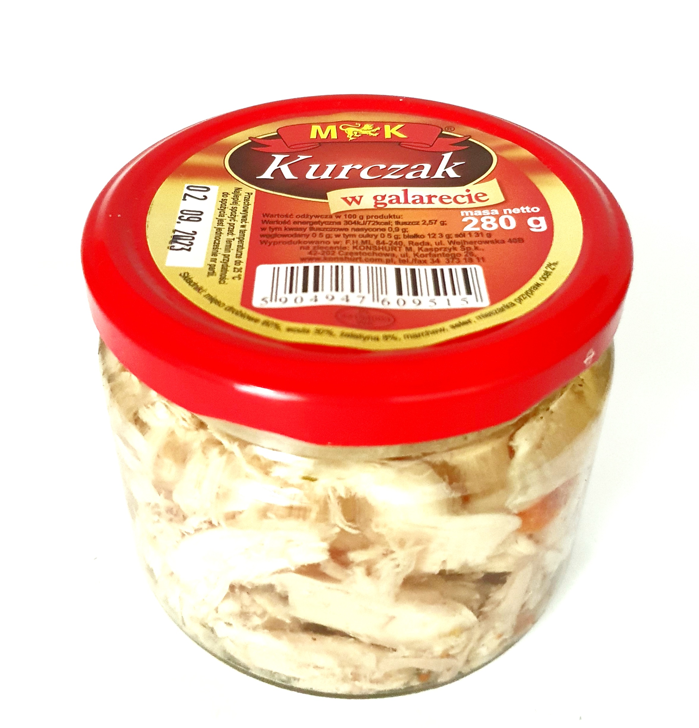 MK Kurczak w Galarecie 280g x6 stk / Huhn in Gelee