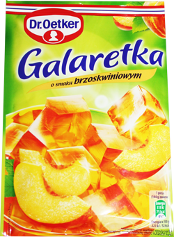 Dr.Oetker Galaretka o smaku Brzoskwiniowym 25 s x 72g (Götterspeise)