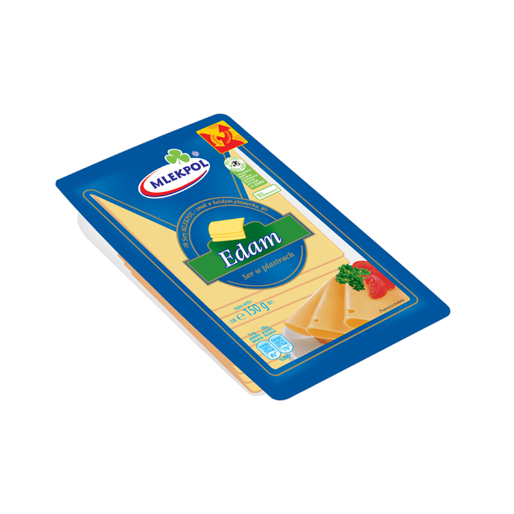 Käse  Mlekpol Ser Edamski plastry 12st x 150 g