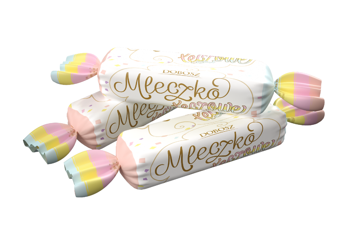 Dobosz Mlezcko Teczowe 800g x 6st (Vogel Milch Waffeln)