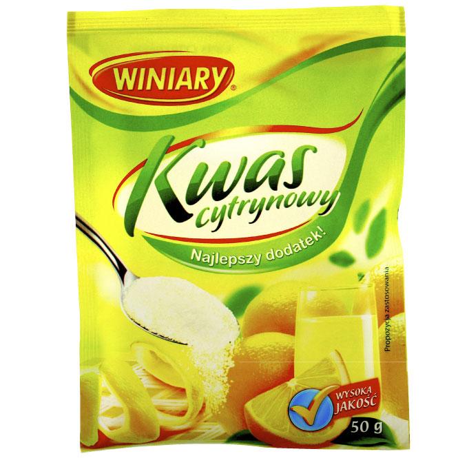 Winiary Kwas Cytrynowy 25 st x 50 gr / Zitronensäure