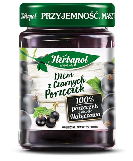 Dzem Herbapol Czarna Porzeczka 280 gr x 6st / Schwarze Johannisbeeren Marmelade