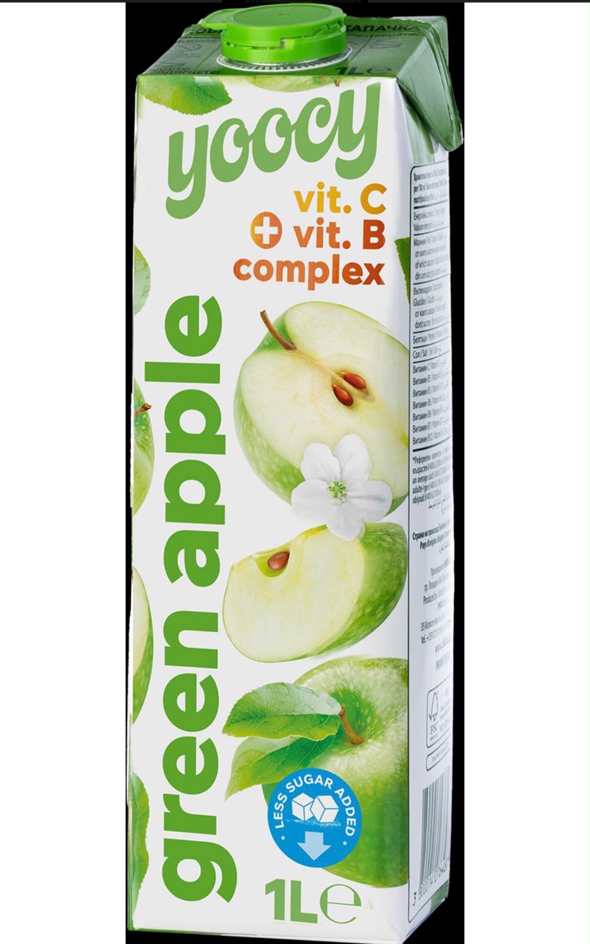 Youcy Green Apple Fruchtgetränk 1L x 6st (grünner apfel)