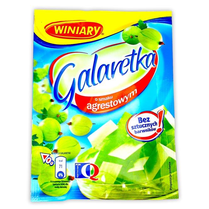 Galaretka o smaku agrestowym 77 gr x 22 st / Geleepulver Stachelbeere Winiary