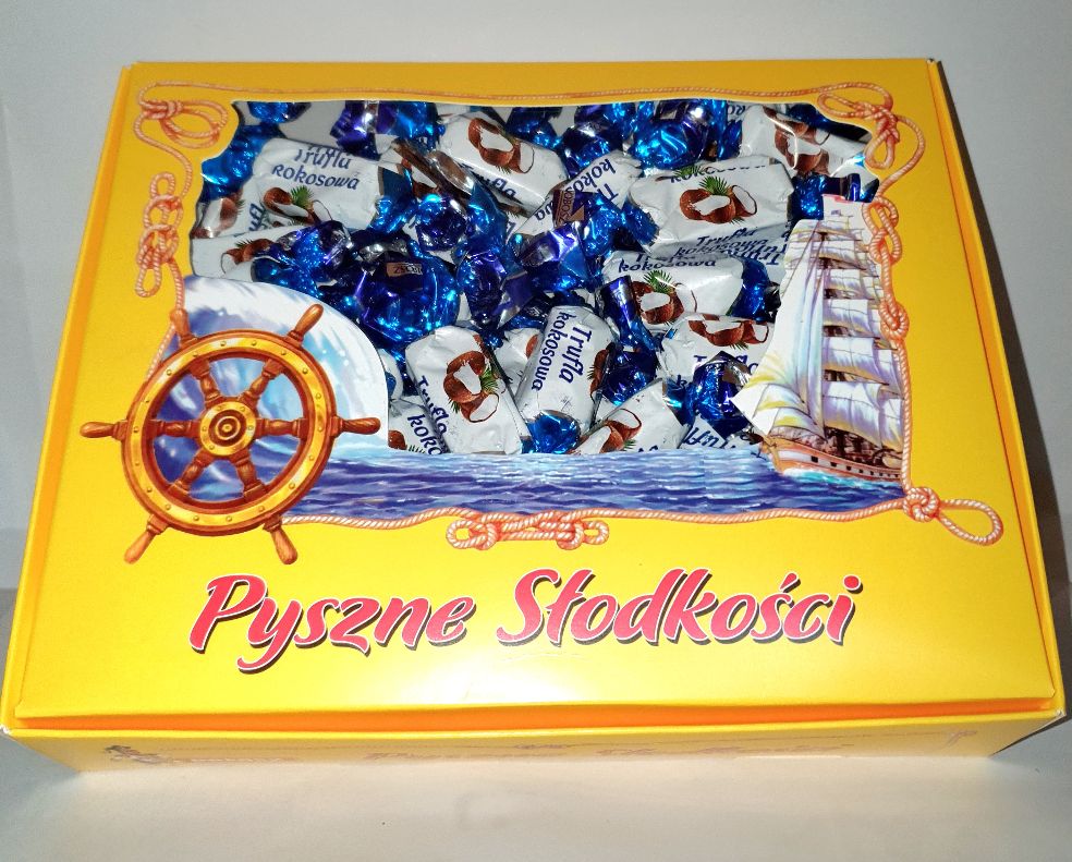 Bonbons Kokosraspeln mit Schokolade.  1 kg  Dobosz   "  Kokosowe "