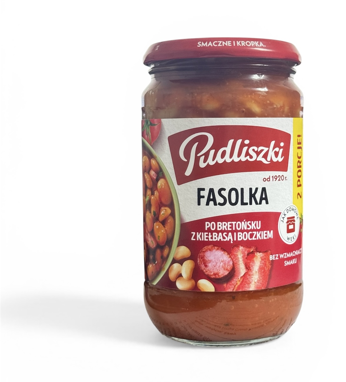 Pudliszki Fasolka po bretonski z kielbasa i boczkiem 610g x 8St. (Gebackene Bohnen mit Wurst und Spe