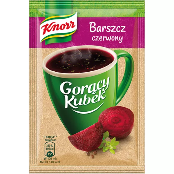 Knorr Zupa Goray Barszcz Czerwony 48st x 14g Fertig Suppe