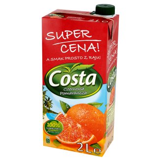 Costa Czerwona Pomarancza 2 L x 6 St (Orangen Saft)