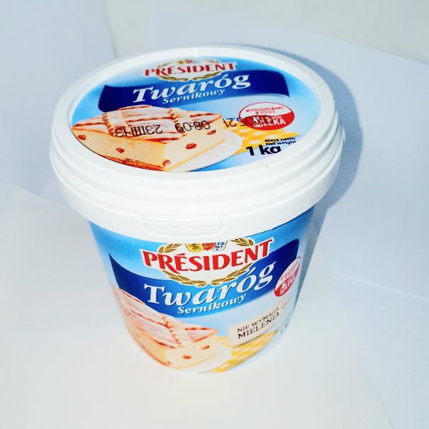 Tworog Preseident in Eimer  1 litr x 6 st   Frischkäse