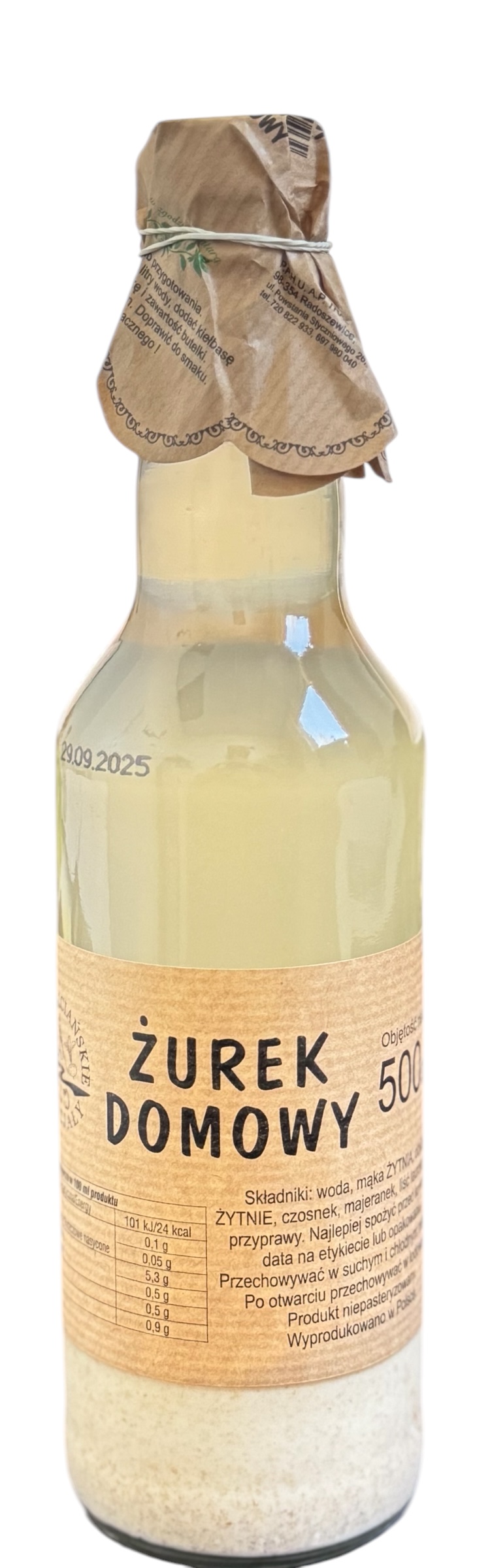 Nadwarcianskie Specjaly Zurek Domowy 500ml x 8 st (Polnische Ostersuppe)