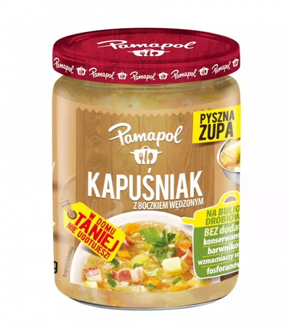 Pamapol Kapusniak z bockiem wedzonym 8St. x 470g ( Sauerkraut mit Bacon )