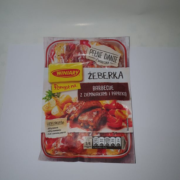 Pomysl na BARBECUE na Zeberkach z ziemniakami i Paprika  16 st x  44 gr   Winiary / Gewürze für Barb