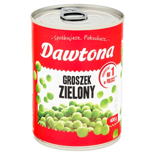 Dawtona Groszek Konzerwowe 400 ml x 12st ( Erbsen)