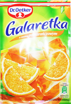 Dr.Oetker Galaretka o smak pomaranczowym 25stk x 77g (Götterspeise)