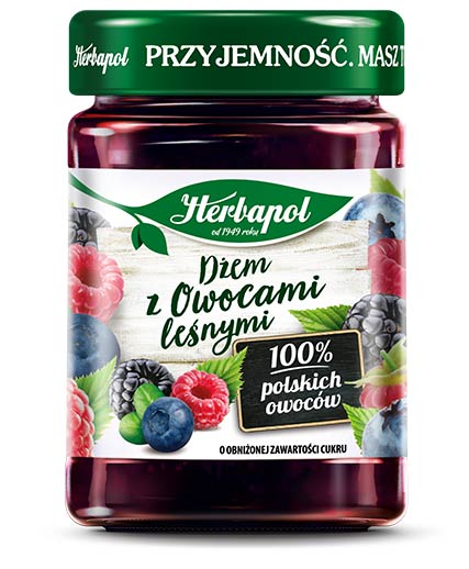 Dzem Herbapol Owoce Lesni 280gr x 6st / Waldbeeren Marmelade