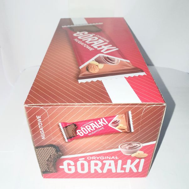 Goralki mit Nuggat 50g x36 st knusprige Waffeln