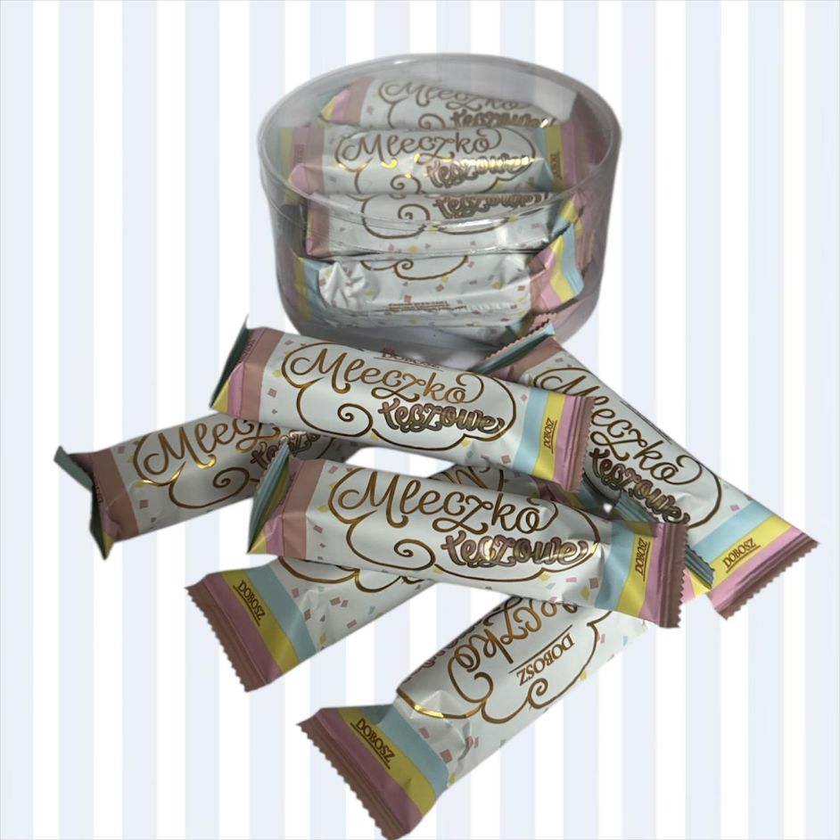 Dobosz Mleczko Teszowe XXL 350 g x 6st (Milch Riegel mit Marmelade )  Neu bei uns !!!!!
