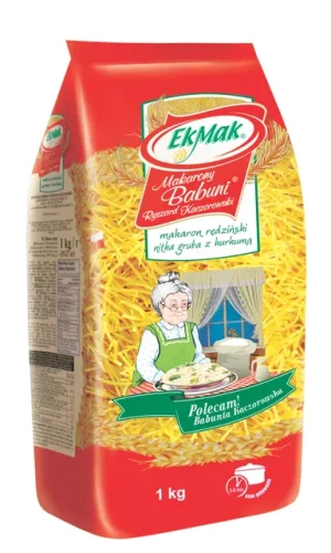 Ek Mak Makaron  Nr 10  Nitka Gruba 1Kg x 10Stk (Nudeln)
