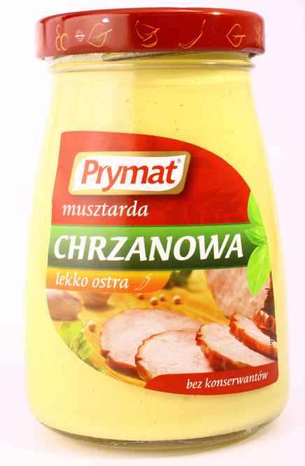 Prymat Musztarda Charzanowy  9St. x 185g    Senf