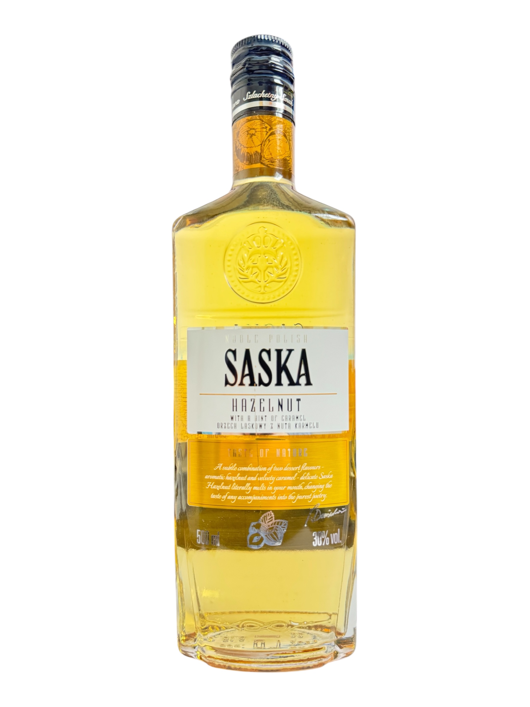 Saska  Likör mit Haselnussgeschmack 30% Vol.  0,5 x 12 st