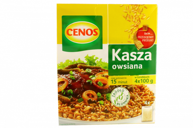 CENOS  Kasza owsiana 400g 12stk"