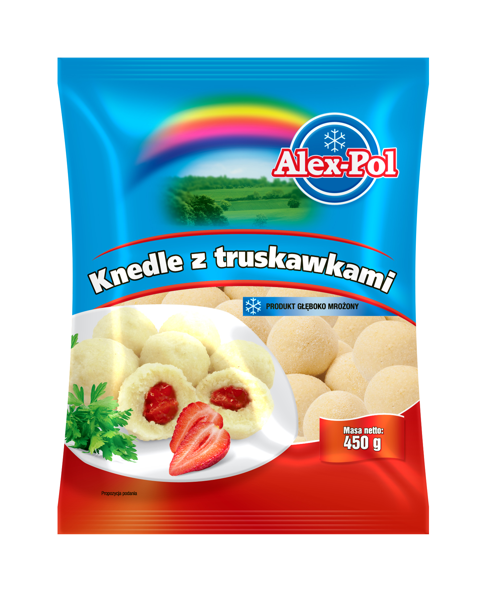 Alex-Pol Knedeli ze Truskawka 450 gr x8st