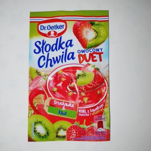 Dr.Oetker Chwila Truskawka  - Kiwi  32 gr   / 35 st Erdbeer-Kiwi (Fruchtpudding)