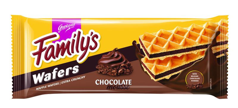 Goplana Waffles Kakao mousse 130g x 23st