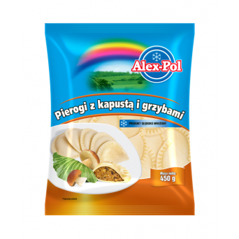 Alex-Pol Pirogi z Grybami Lesnymi 450g x 8 st.
