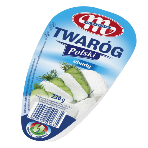 Mlekovita Twarog (0% Fett ) Chudy  230 g x8 st  Frischkäse