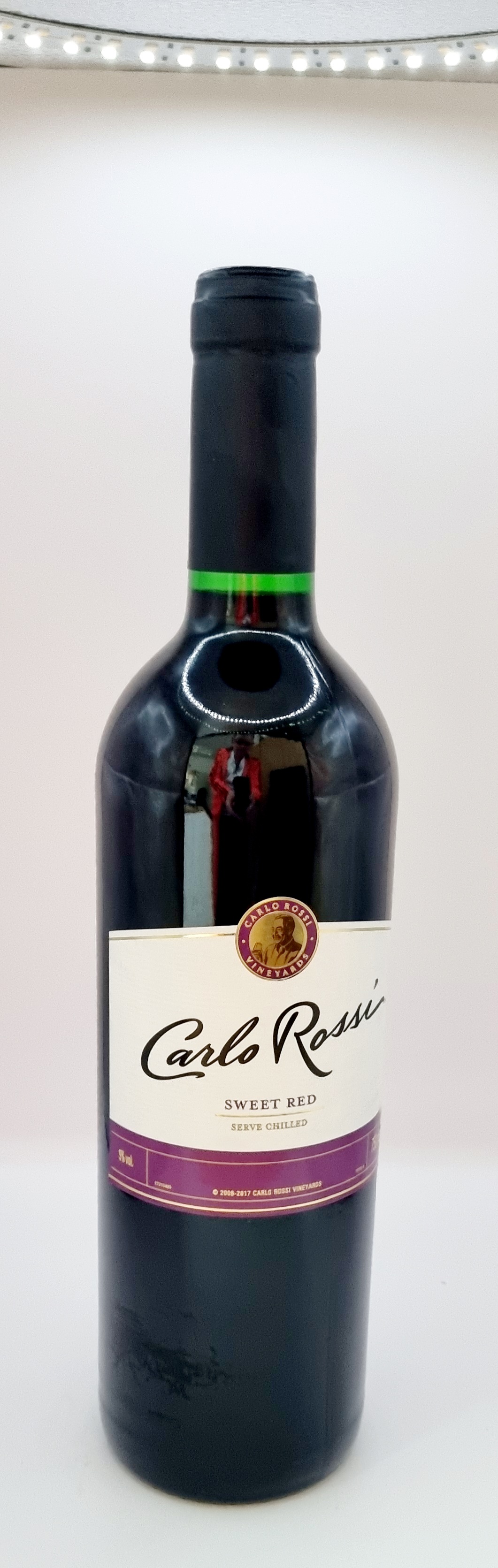 Polnische Rot Wein Carlo Rossier WEET RED  750 ml x 12 st  Alc.9% vol